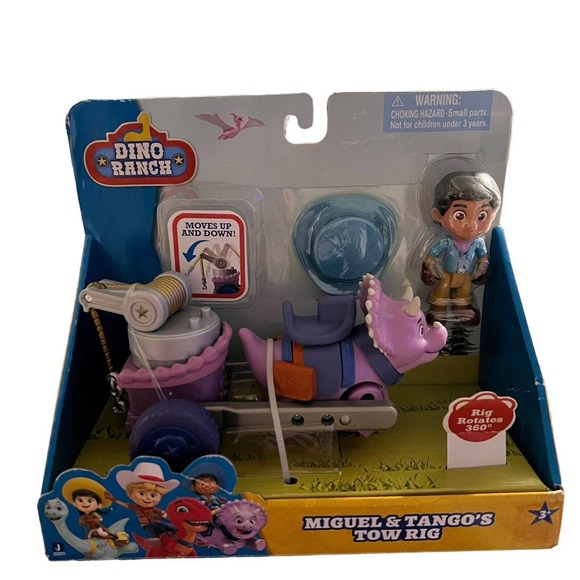 Dino Ranch Miguel and Tango’s Tow Rig Vehicle - Features 5” Dino Tango Tow Ri... - Picture 1 of 6